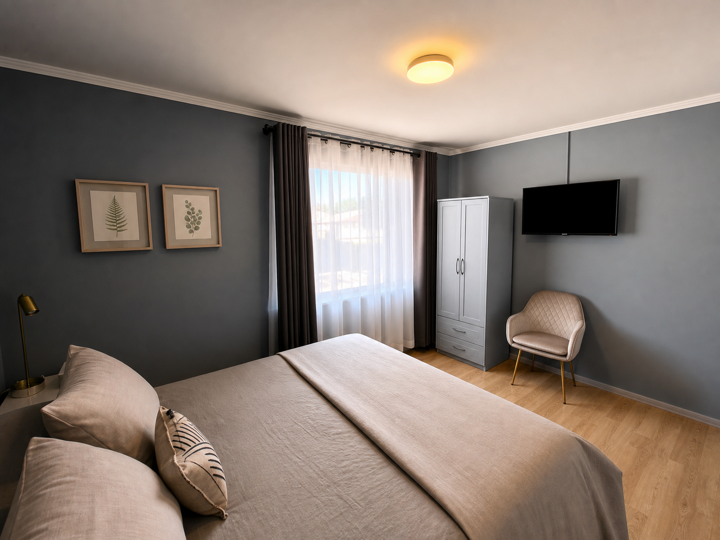 Habitación doble con decoración clásica